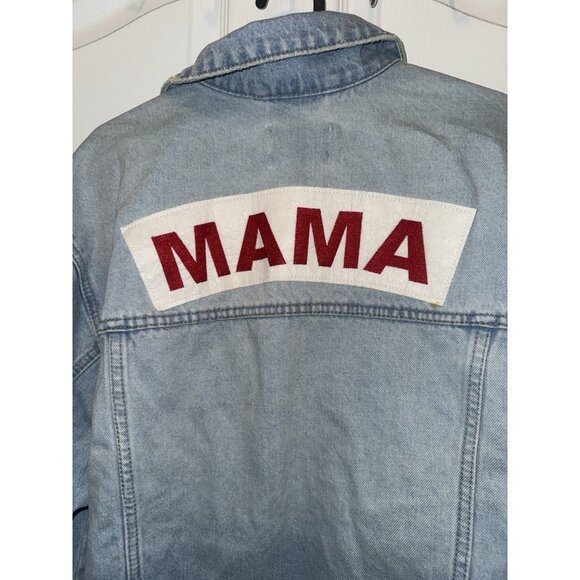 Ingrid+Isabel Mama Denim Jacket XXL Light wash Brand New - Picture 5 of 12